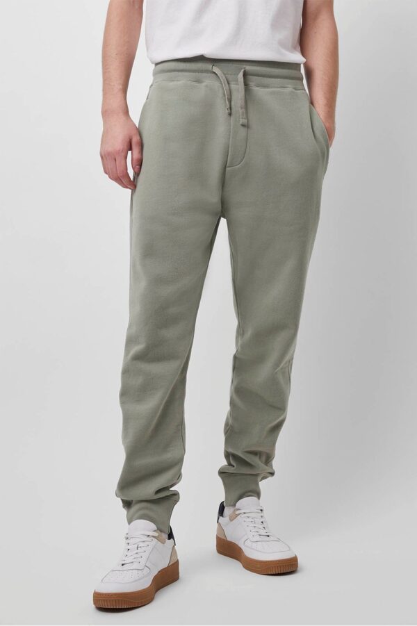 Rib Panel Joggers - shadow mint