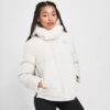 Emporio Armani EA7 Logo Padded Jacket - White - Womens