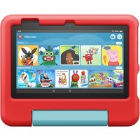 Amazon Fire 7 Kids 7" 16GB WiFi Tablet with Alexa [2022] - Red